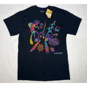 NWT Y2k Sportex Apparel Sz M Kokopelli Capitol Reef Utah National Park Tribal